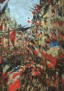 Claude Monet Rue Saint Denis, 30th June 1878 oil painting picture wholesale